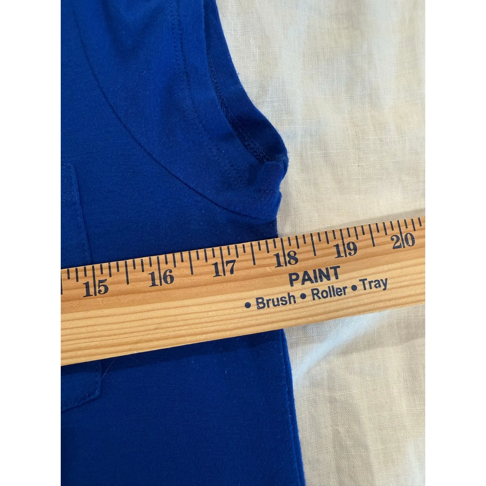 Gap Short Sleeve Round Neck Solid Maxi Tee Dress Active Blue Women's Size Medium - Image 8