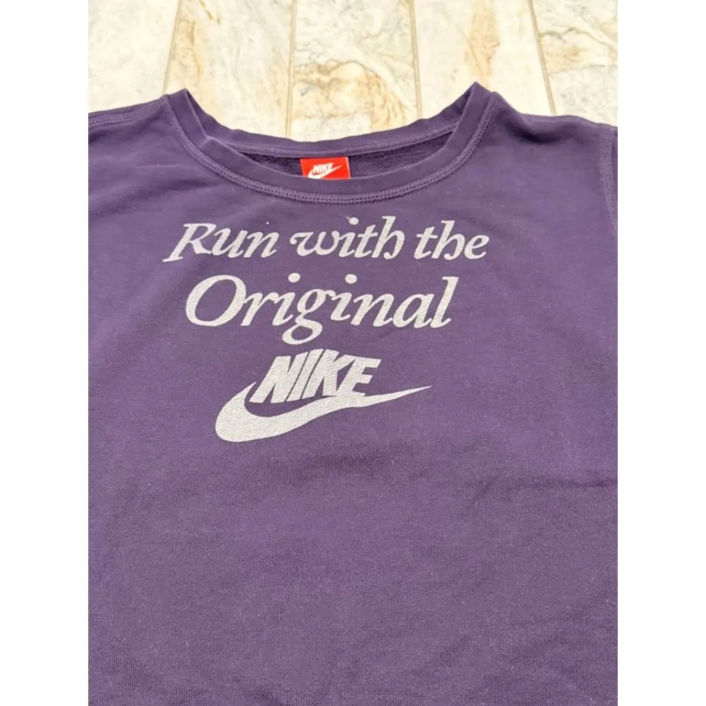 Nike women's medium purple/gray thick sweatshirt MSRP $75 - Image 4