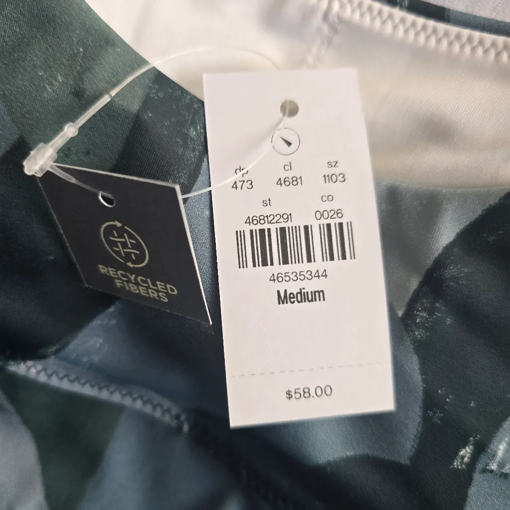 UpWest Women's Padded Gray Tones Sports Bra‎ Size M Black Size M - Image 7