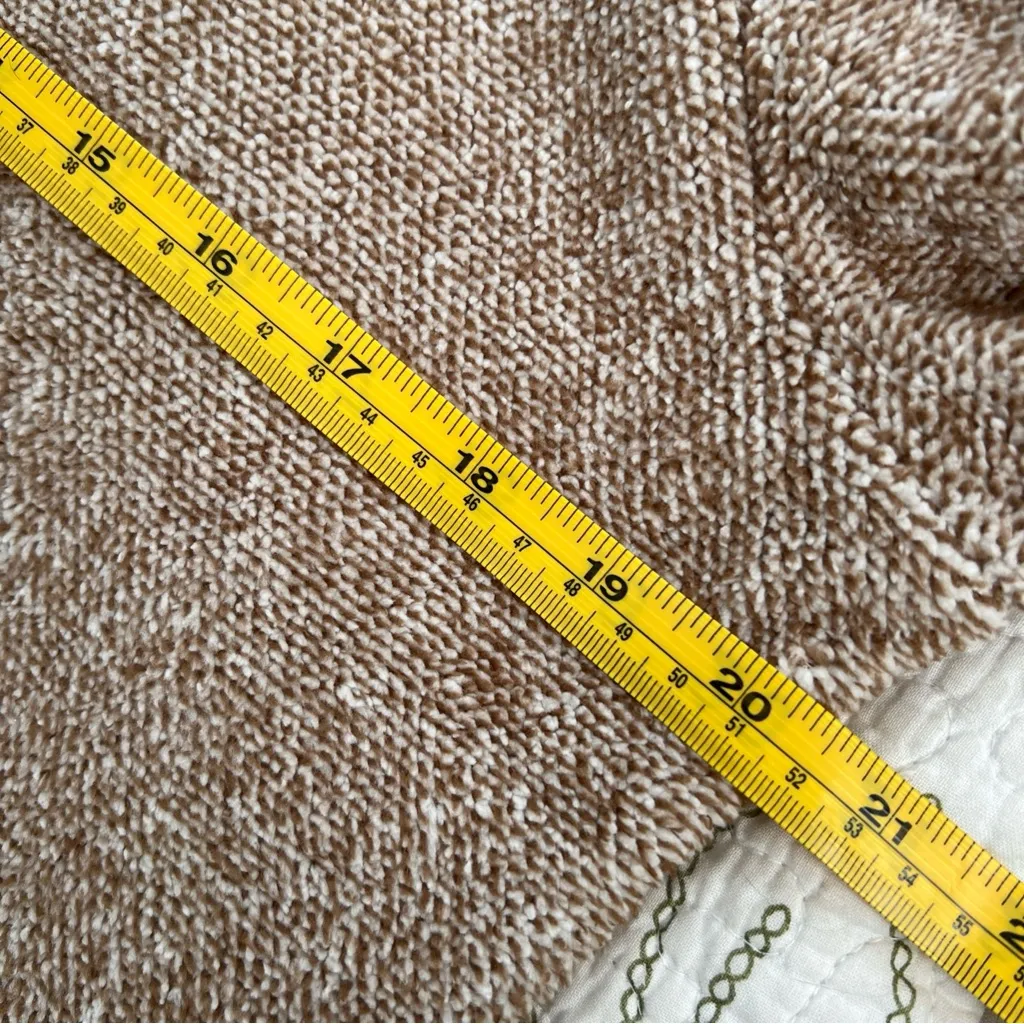 NWT Eddie Bauer Women Pullover Sweater 4 Buttons Faux Turtle Neck SM Pumice-tan - Image 5