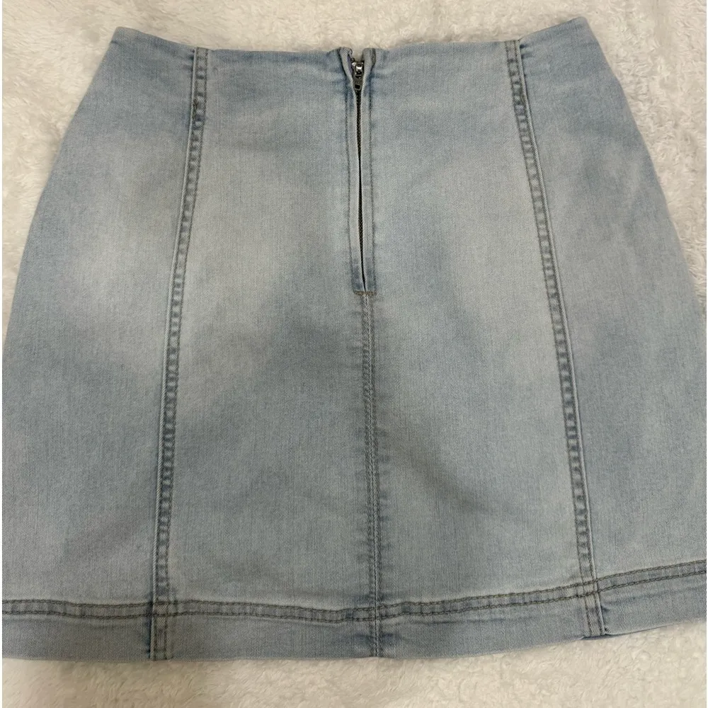 Wild Fable Zip Up Jean Skirt - Image 3