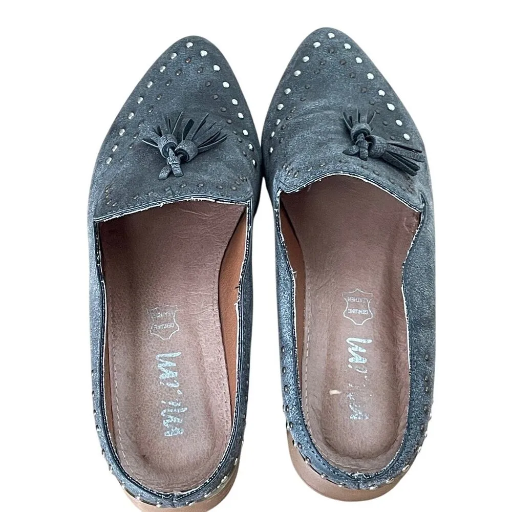 Mi.iM Adline Mule Shoes Gray Tassels Size 7 - Image 6