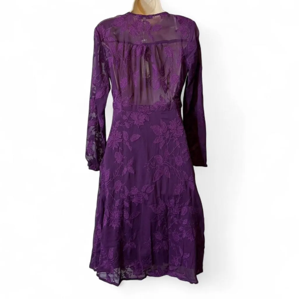 Embroidered‎ Midi Dress - Image 3