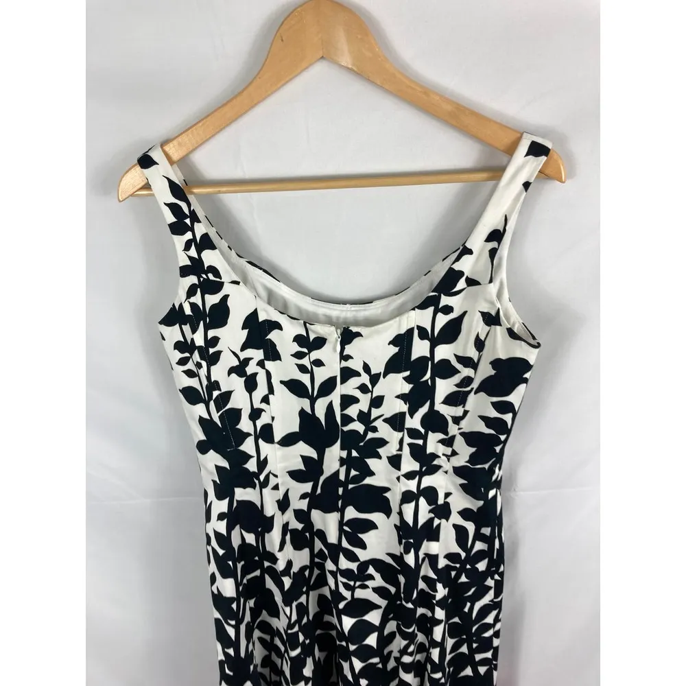 Nine West Floral Print Sleeveless Dress Size 6 - Image 5