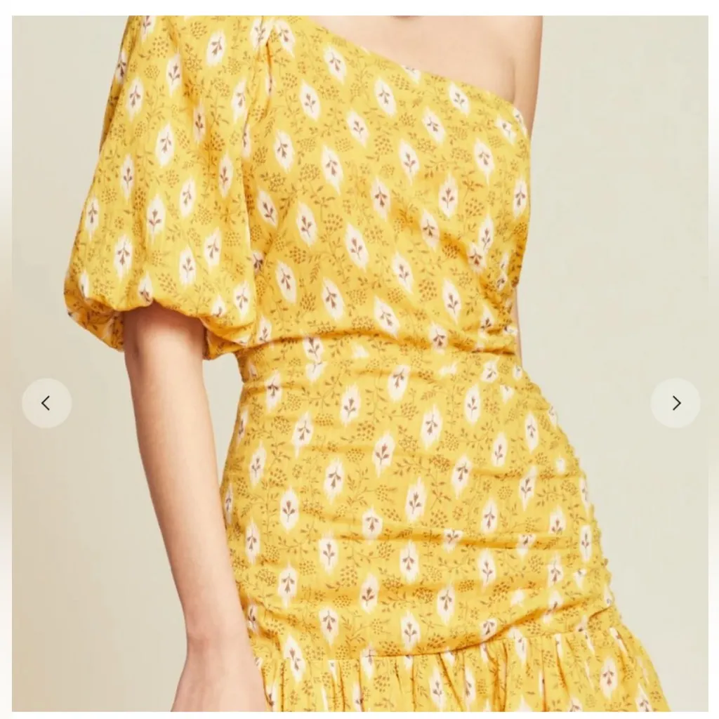 NWT NEW Veronica Beard Silk & Cotton One-Shoulder Virginia Dress size 4 - Image 14