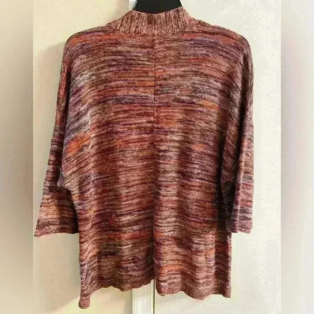 J Jill pure Jill sweater b neck pop over oversized boxy Small Petite Red Size undefined - Image 4