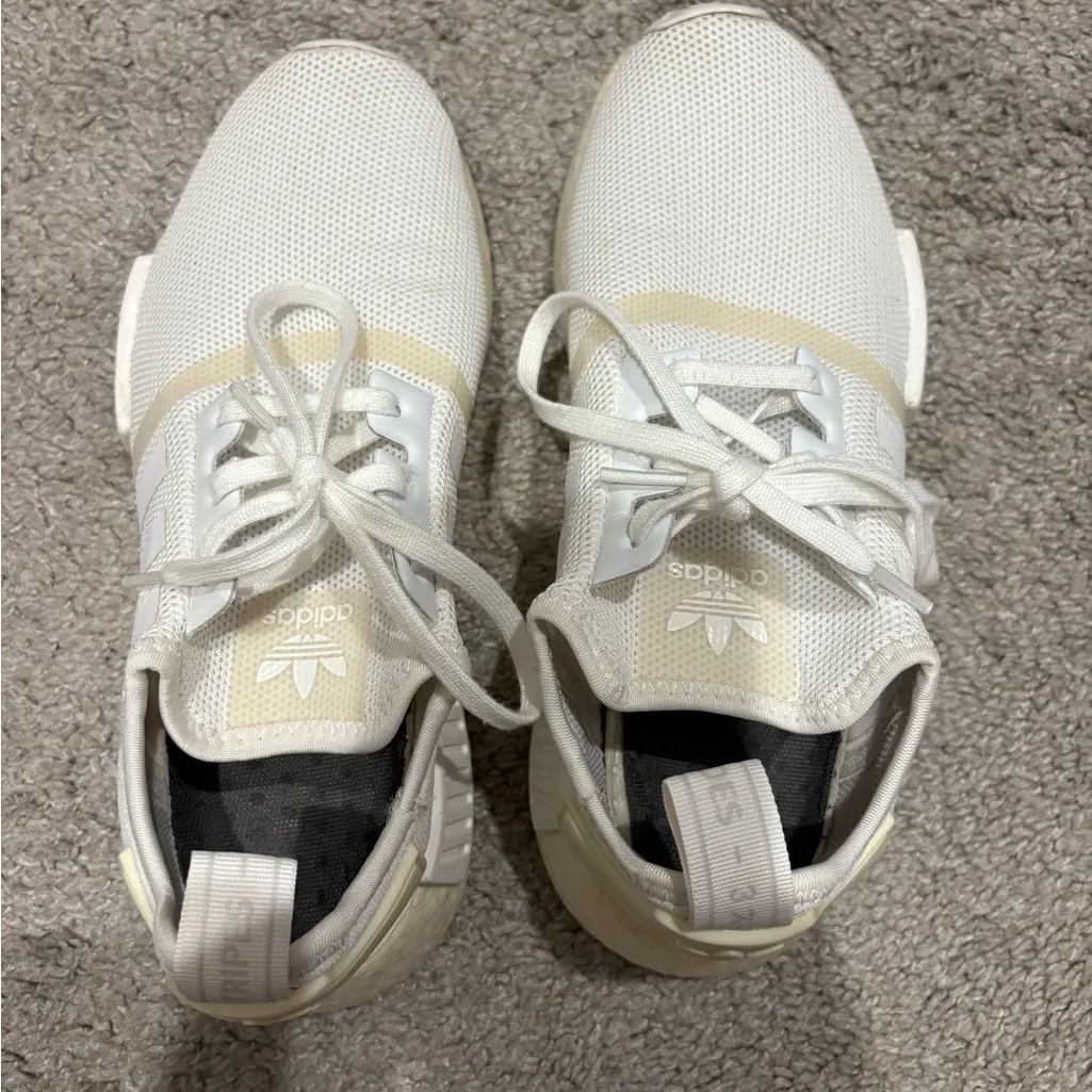 Adidas White Mesh Sneakers - Image 2