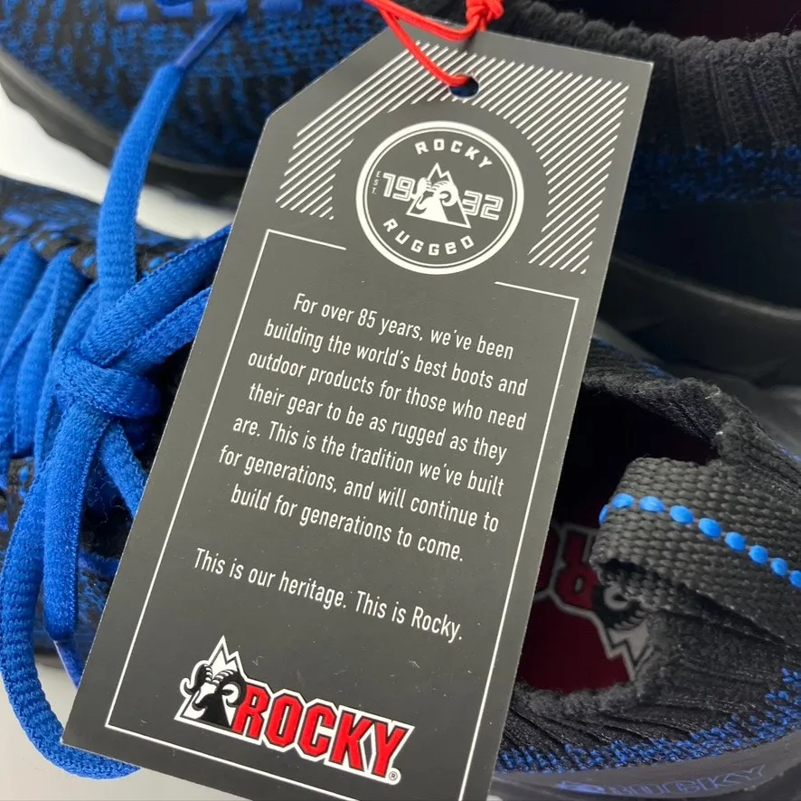 Rocky Day One Safety Workknit LX Women's Composite Shoe‎ Size 6M New Black Blue - Image 8