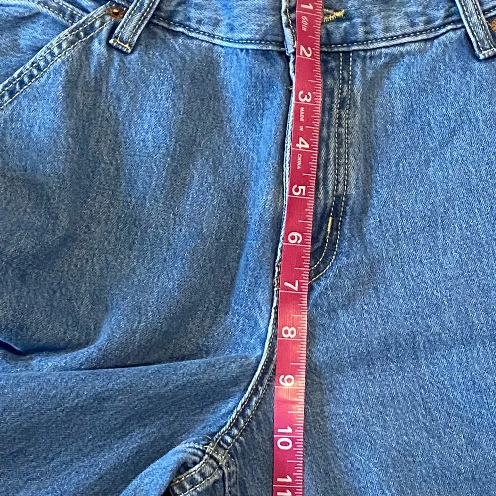 Old Navy New! Women’s high rise baggy wide leg Blue Cargo Jeans size 10 - Image 7