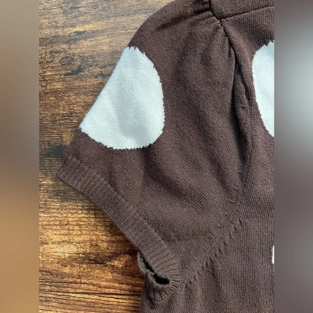 I.N.C. International Concepts | ladies BLISS 2 fitted sweater. Size: S Brown - Image 3