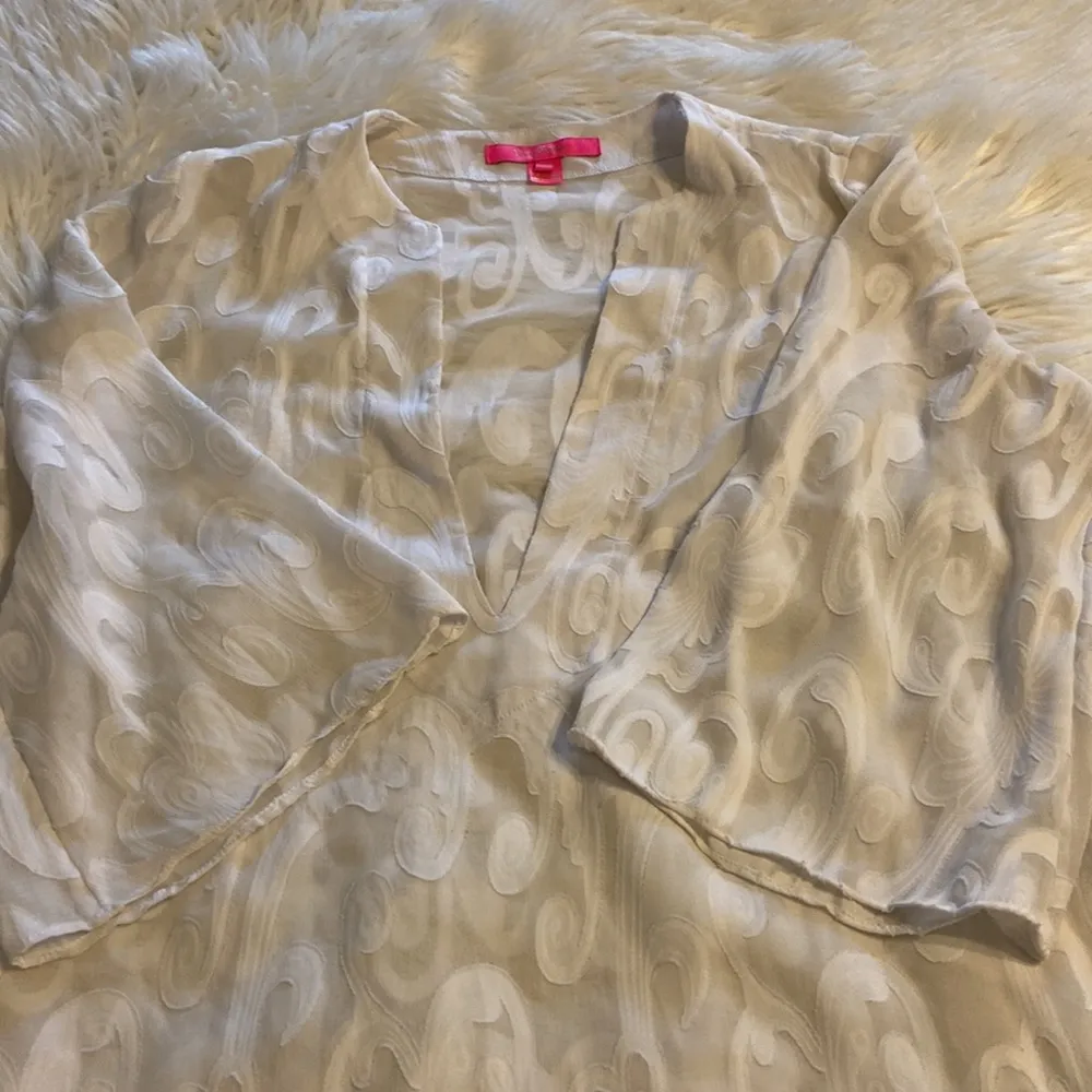 LILLY PULITZER SWIM COVER UP SIZE XXS/XS LENGTH 32” BUST 42” SLEEVES WIDE - Image 12