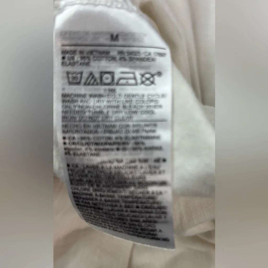 Old Navy M Short Sleeved Summer Tiered Midi/Maxi Dress in White - Image 5