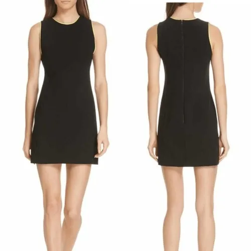 Alice + Olivia Clyde Sleeveless Mini Dress BLACK, Little Black Dress Size 6, NWT - Image 2