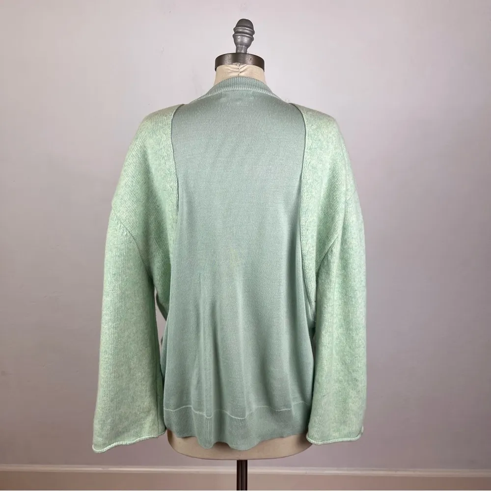 LOEIL CECILIANE CARDIGAN in MINT Green Size undefined - Image 7