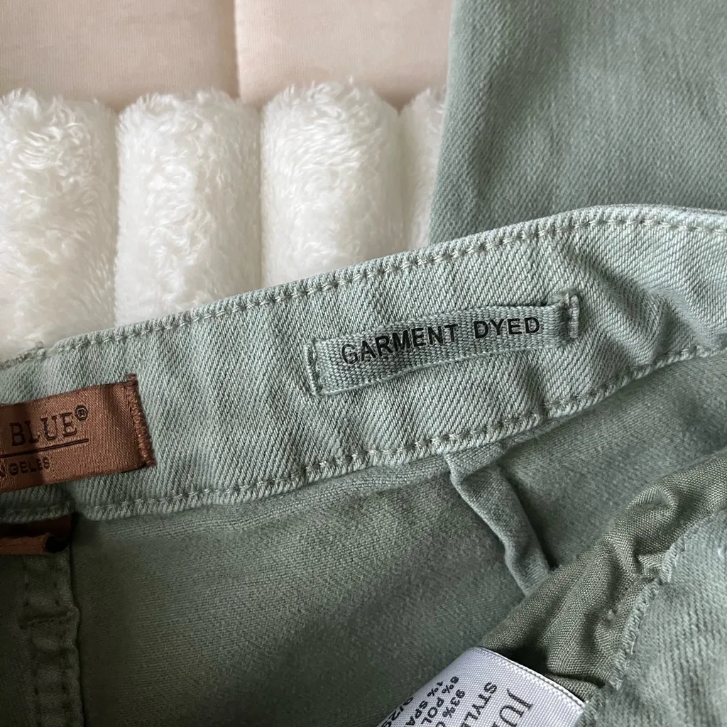 Judy Blue Front Seam Olive Flare Jeans - Image 7