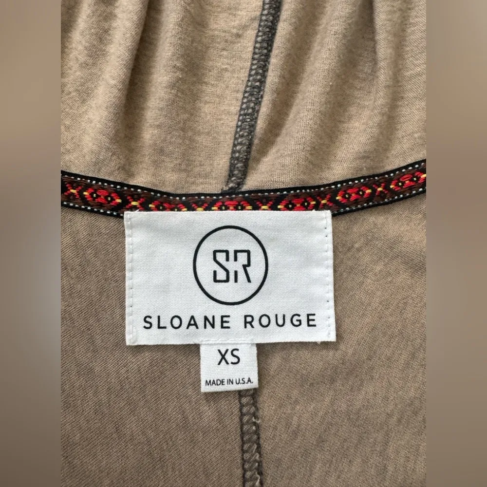 SLOANE ROUGE Women's Tan Hooded Top 🍂
*NEW WITH TAGS 🏷️ Size XS - Image 7