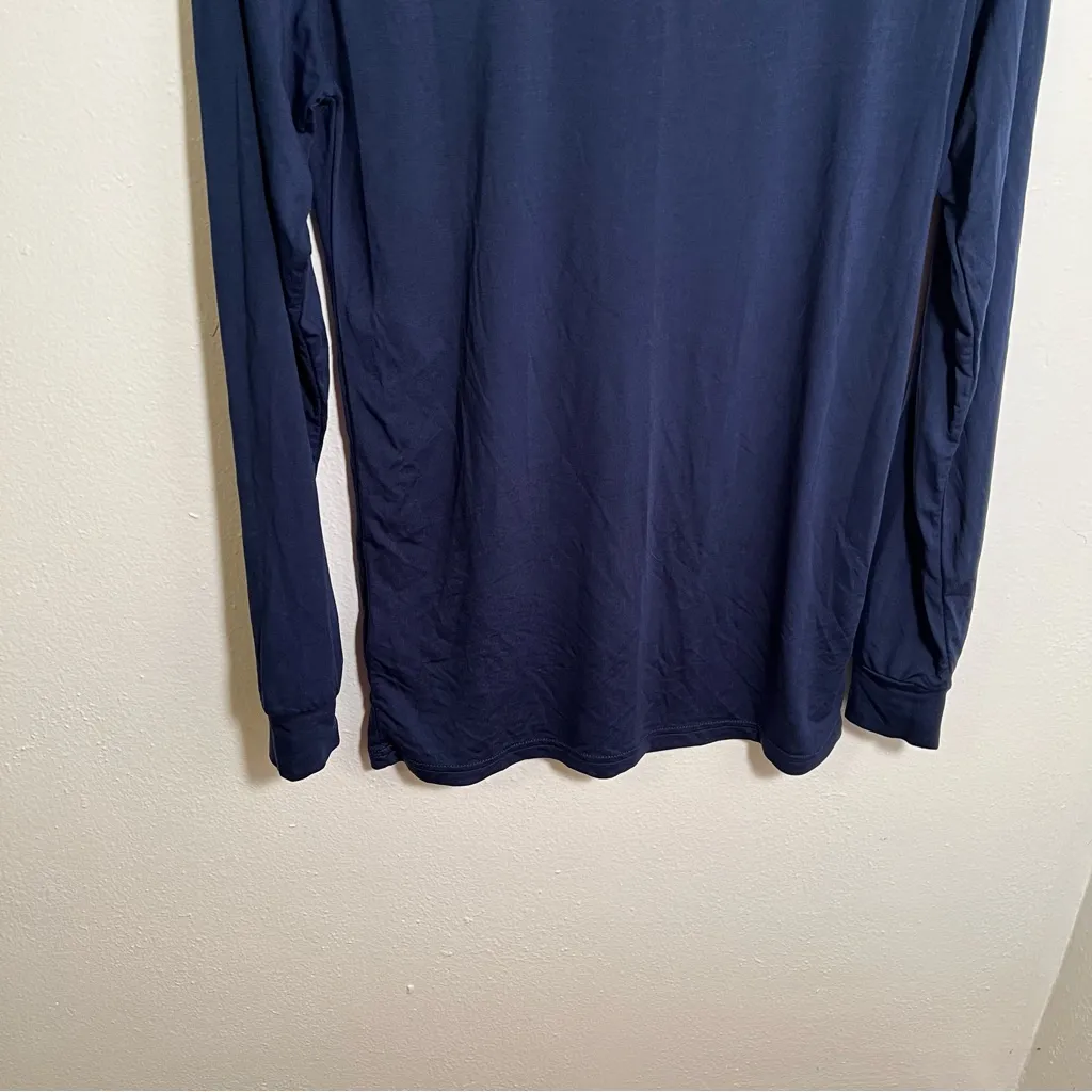 32 Degrees Cozy Heat Mock-Neck Top Navy Blue S - Image 8