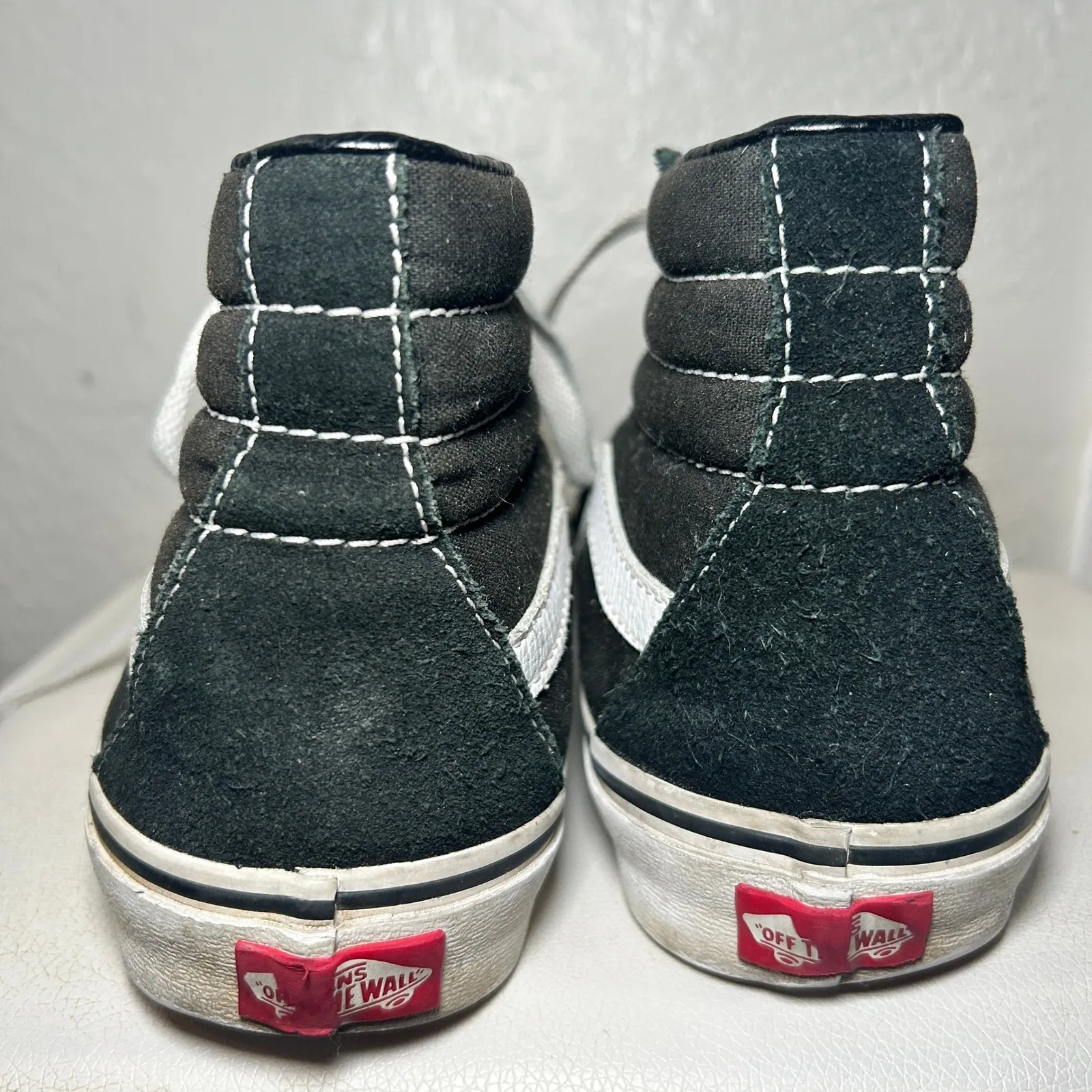 Vans Sk8-Hi Black‎ Sneakers Women's High Top Skate Shoes Classic Style Size 8 - Image 5