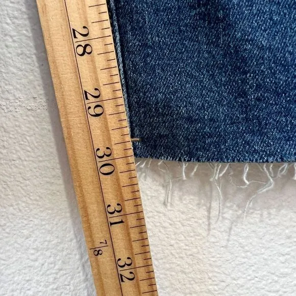 Celebrity Pink Jeans 21/35 Hi-Rise Relaxed Straight Raw Hem Distressed Y2K 90s‎ - Image 6