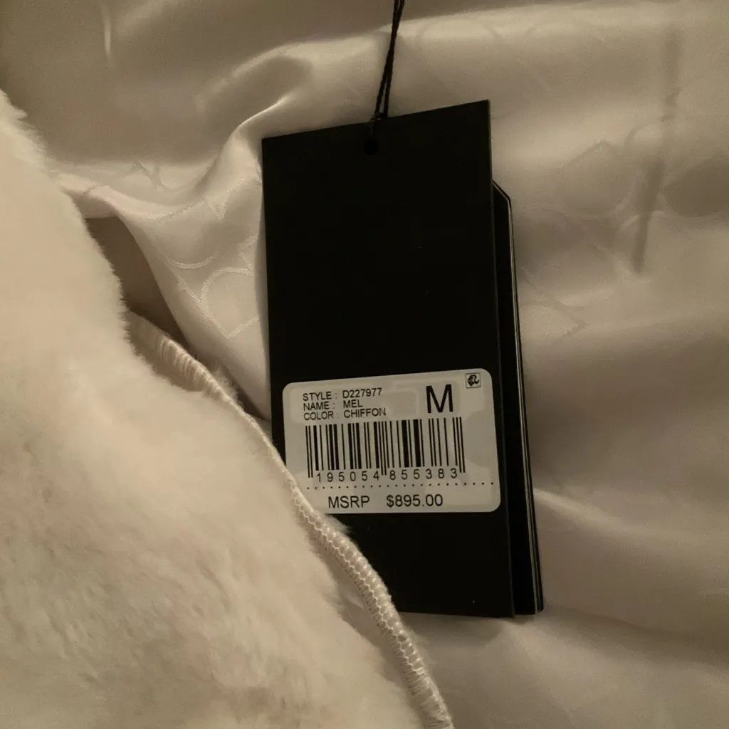 NWTY Dawn Levy Mel Shearling Leather Down Jacket Coat - Image 14