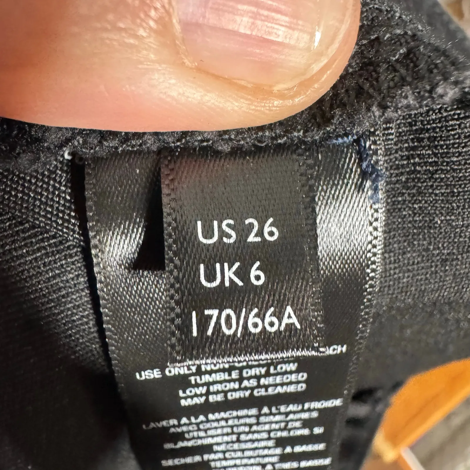 Free People We the Free Flared Jean Women 26 Black Western Dark Boho Country Y2K - Image 9