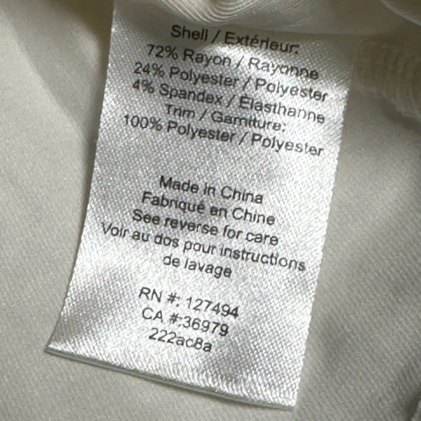 HEARTLOOM Ivory Ruched One Shoulder Broderie Anglaise Sleeve Top Size S - Image 4