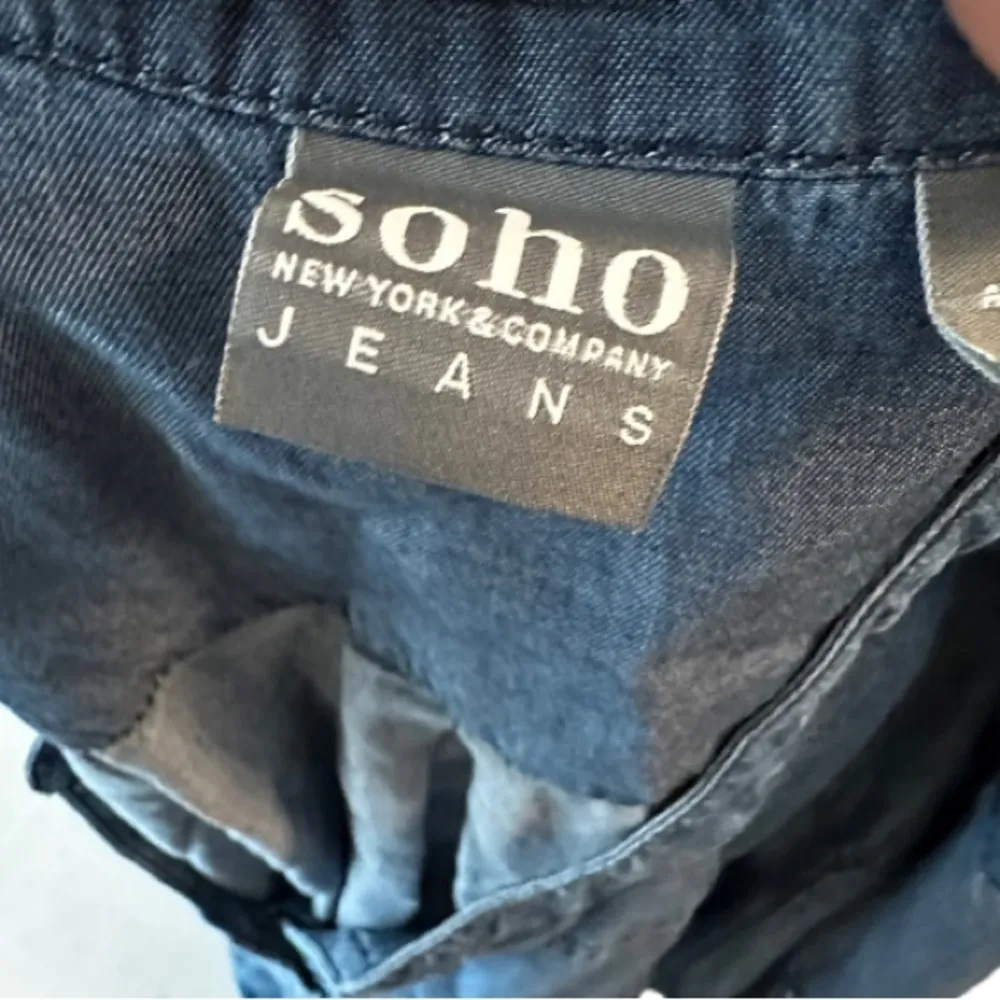 SoHo‎ Jeans Blue Shirt - Image 4