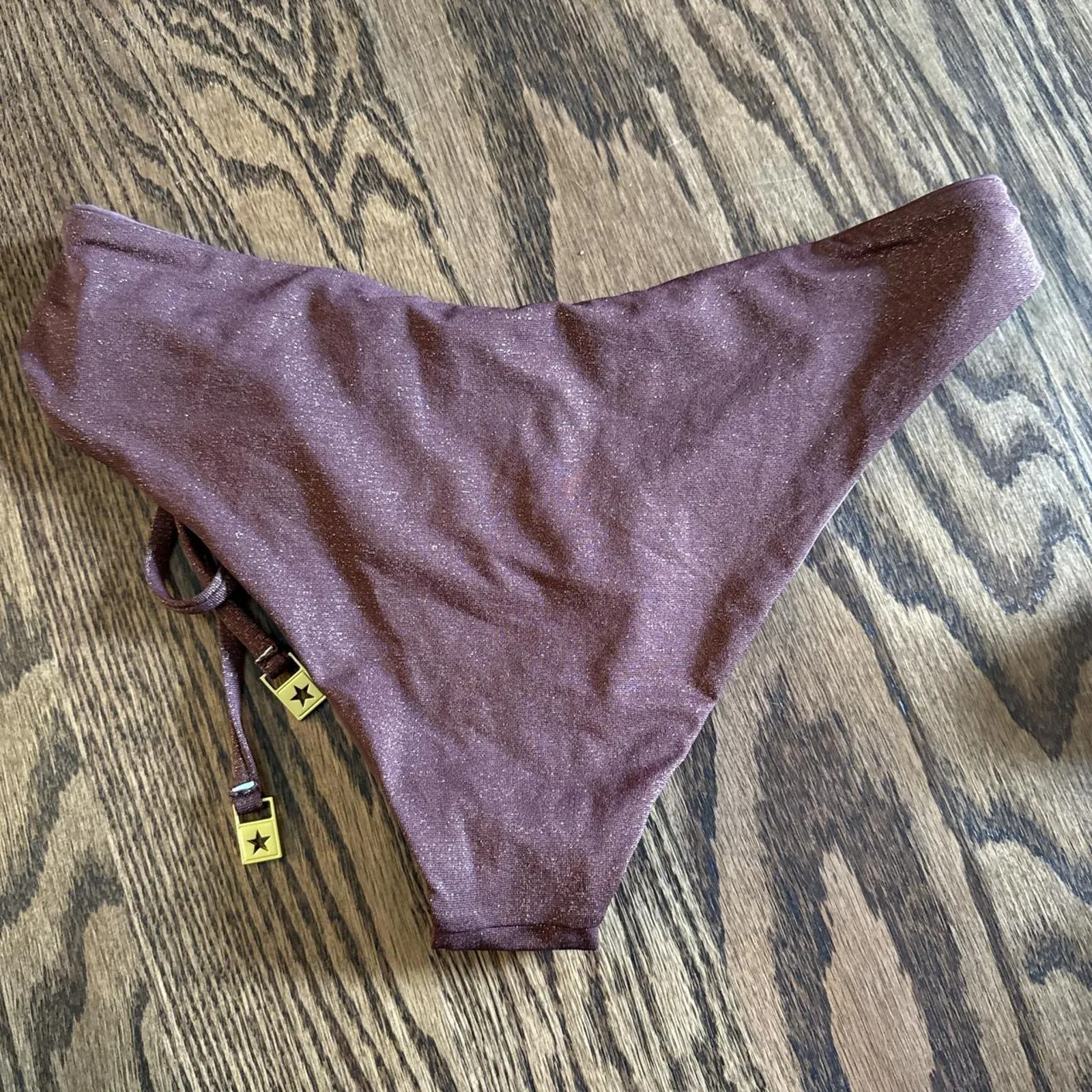 L space brown sparkly bikini - Image 2