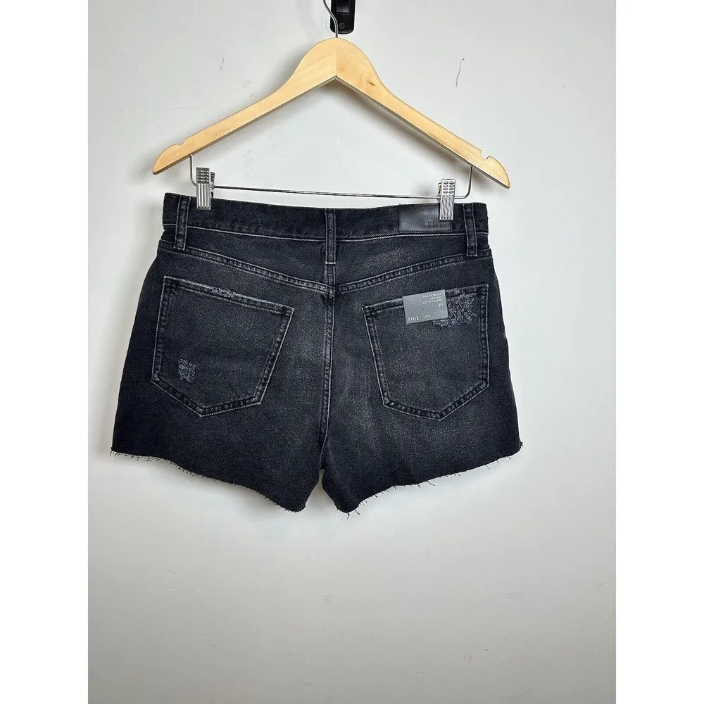 Rails  The Fairfax High Rise Cut Off Denim Shorts Ash Black Women's Size 30 NWT - Image 8