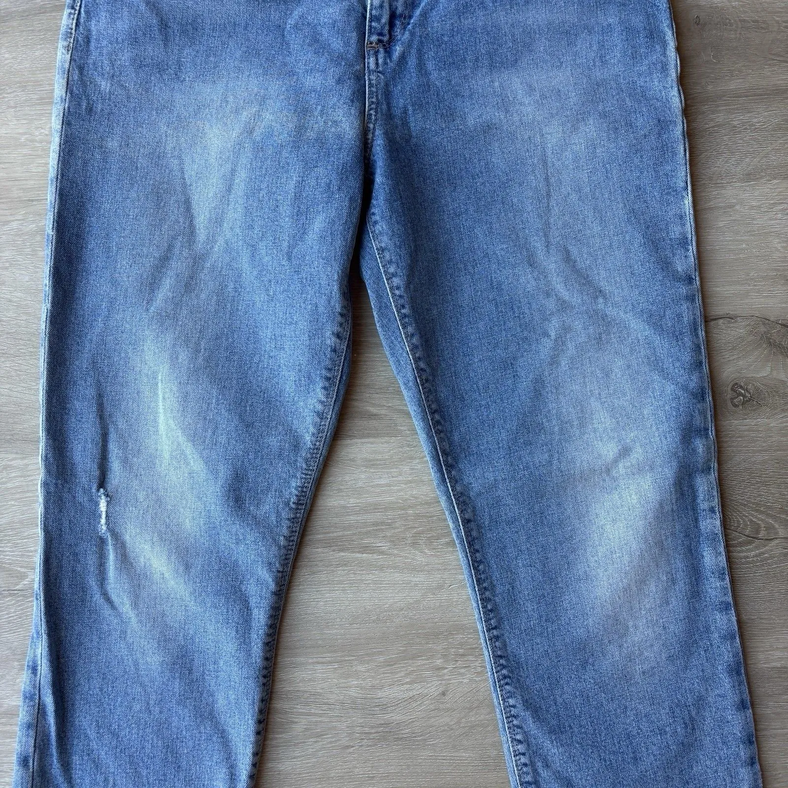 Lucky Brand 10/30 Brooke Skinny Cone Denim Jeans Med Wash Distressed Fade - Image 5