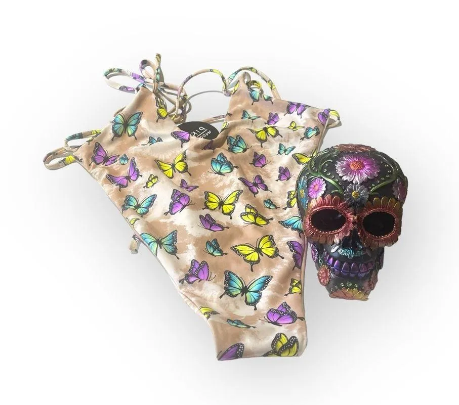 new š® Reversible Bring It Brittany Butterfly Wrap Swimsuit š® Small - Image 5