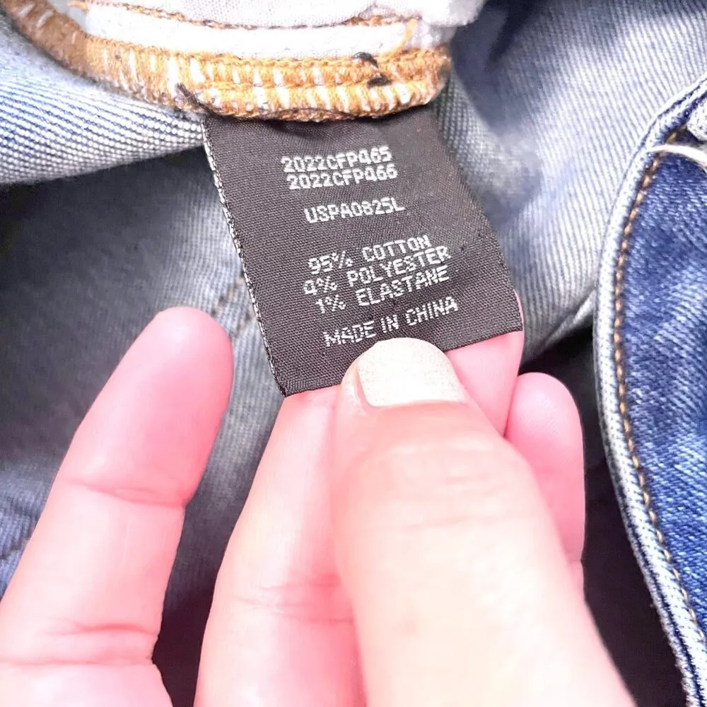 Universal Standard Etta High Rise Straight Leg Jeans 28 Inch Aged Indigo Size 10 - Image 4