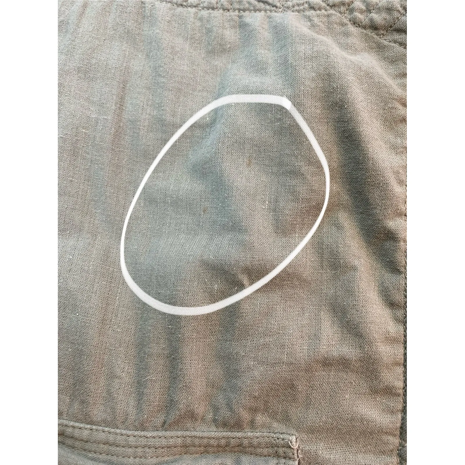 Tibetan Trader Cotton Cargo Utility Vest Womens Medium Olive Green‎ READ Green - Image 9