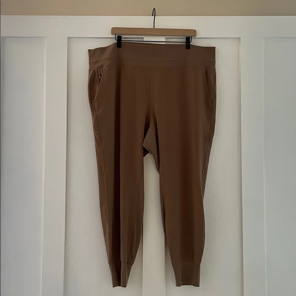 ATHLETA Venice High-Rise Jogger in Rustic Beige Athleisure Travel Size 2X - Image 4