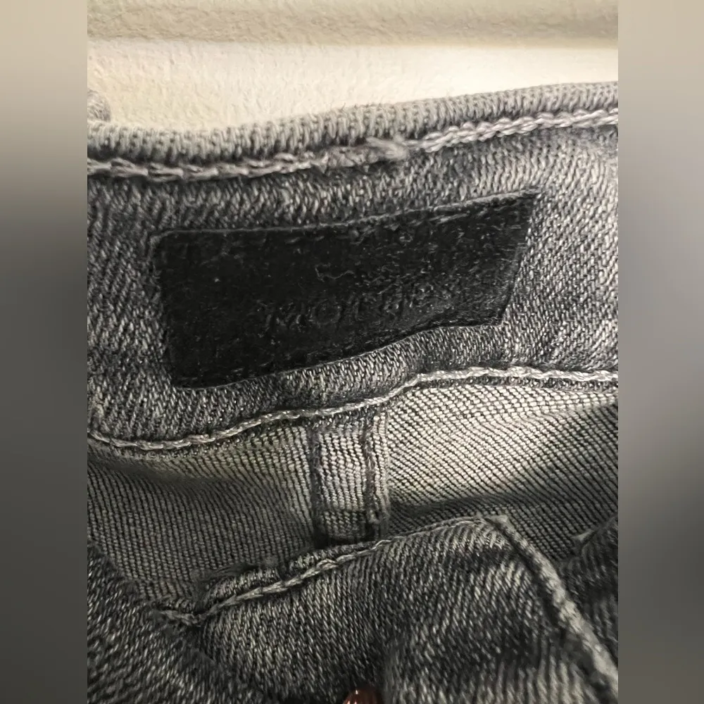 Mother The Super Swooner Open Late Skinny Jeans Size 28 Gray - Image 4