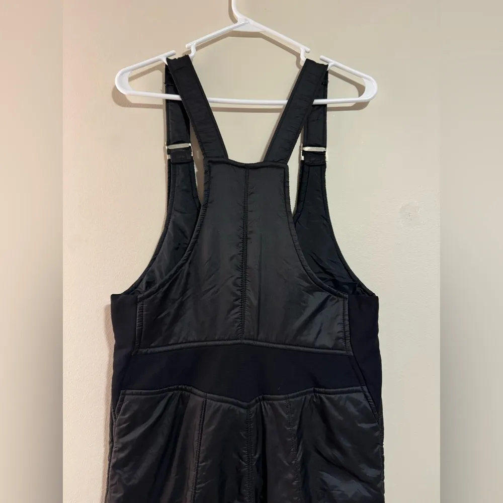 EUC Vintage Beconta Black Zip Up Snow Overalls size small - Image 8