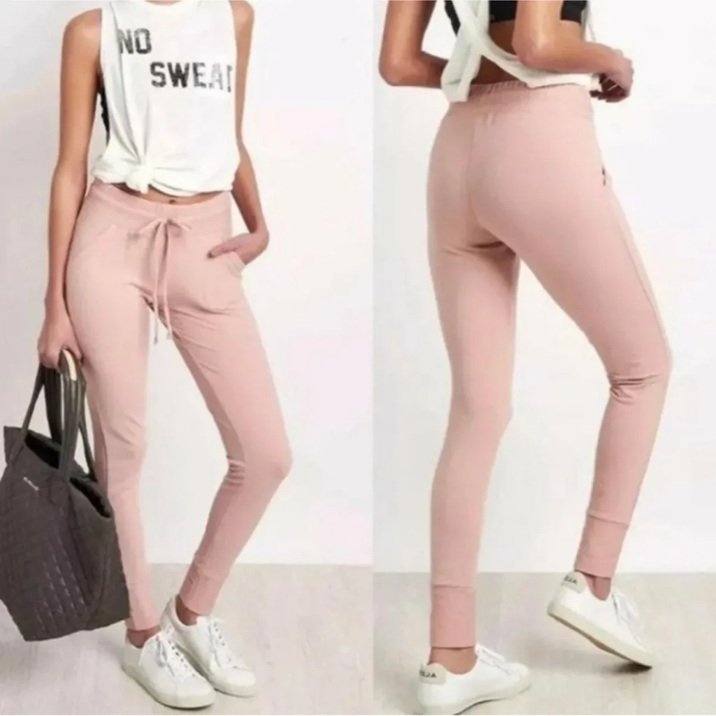Free People Movement Sunny Skinny Sweatpants Womens medium Pink - Image 2