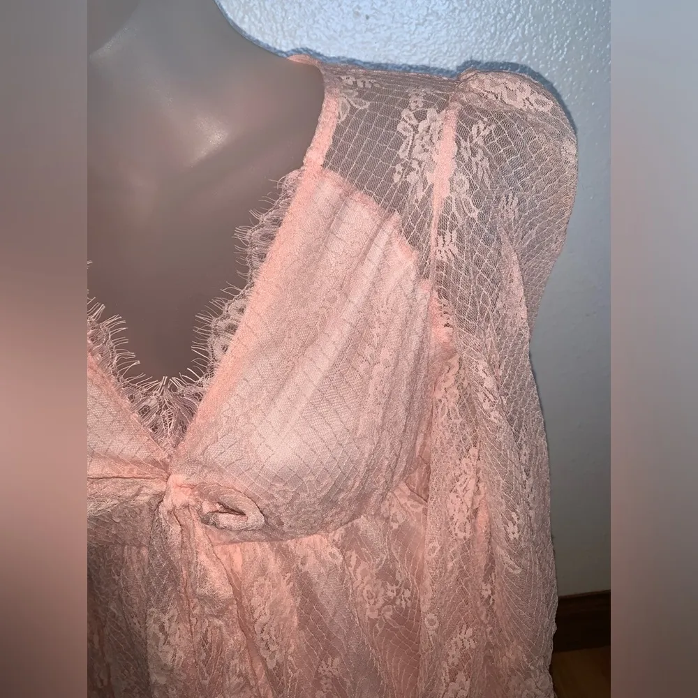 New francesca's Puff Shoulder Blouse - Image 7