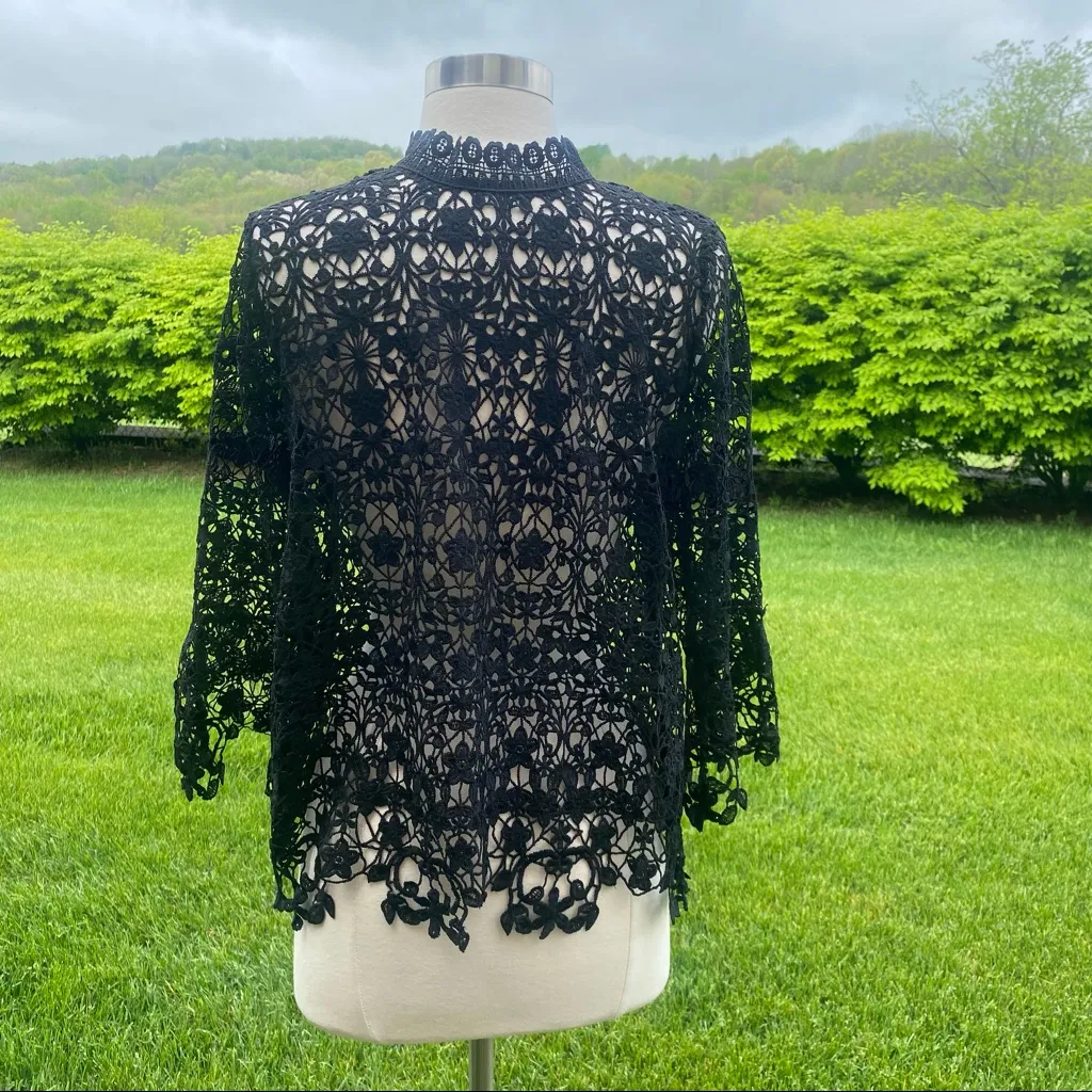 Bold Elements  Black Lace Blouse - Image 3