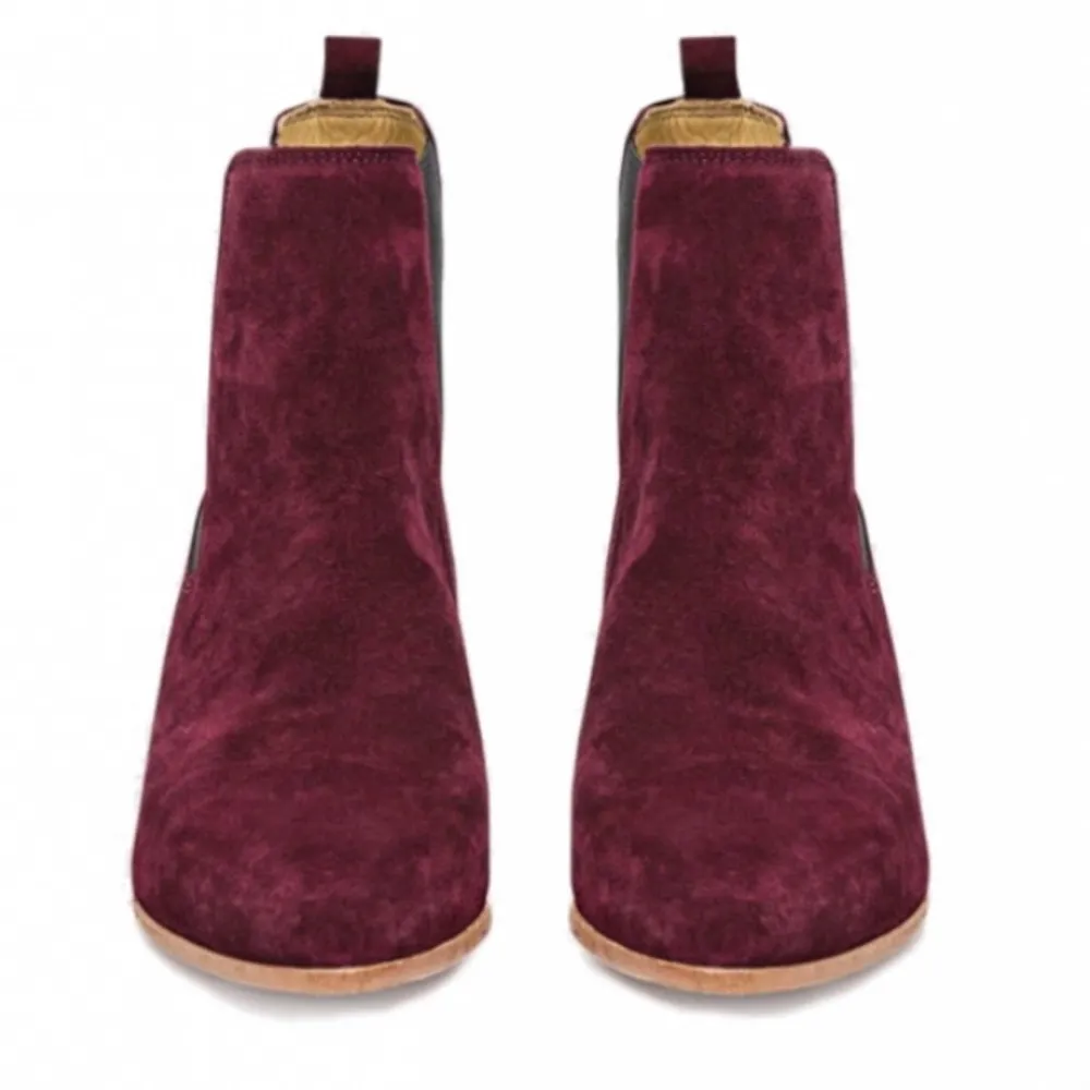 IRO Yvette Burgundy Booties New With Tags - Image 3