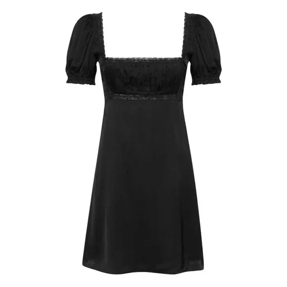 Rumored Napa Valley Mini Little Black Party Night Out Dress Size Small - Image 2