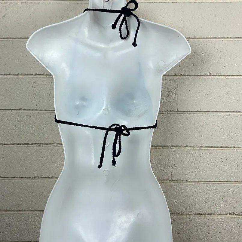 Frankie’s Black Bikini Top size M - Image 4