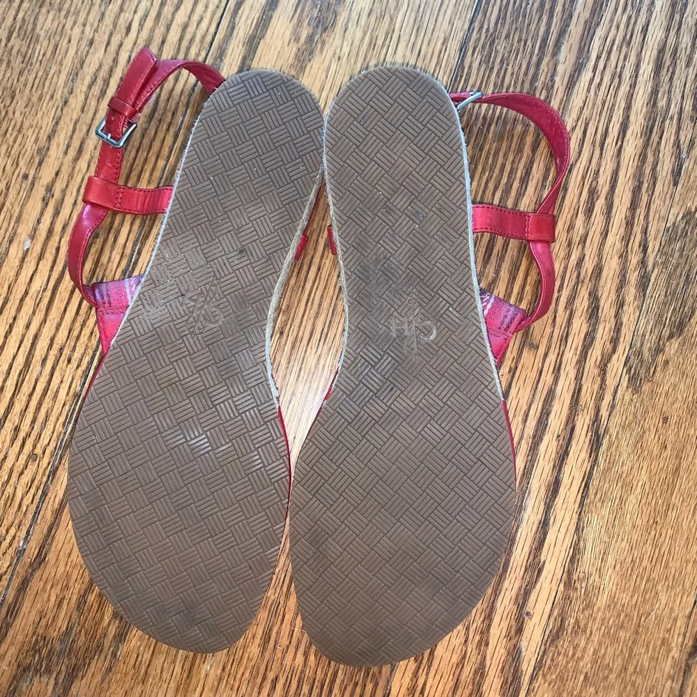 Cole Haan Leather Espadrille Thong Sandals - Image 6