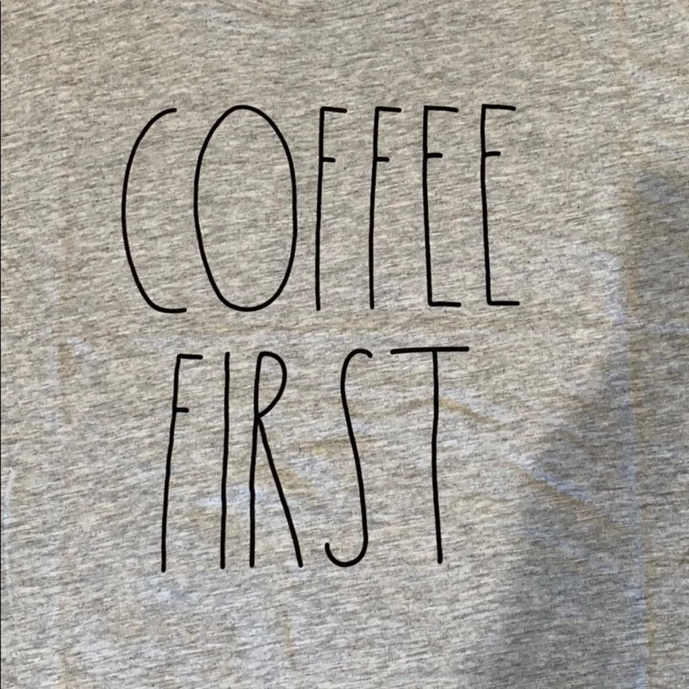 New Rae Dunn small “Coffee First” top - Image 2
