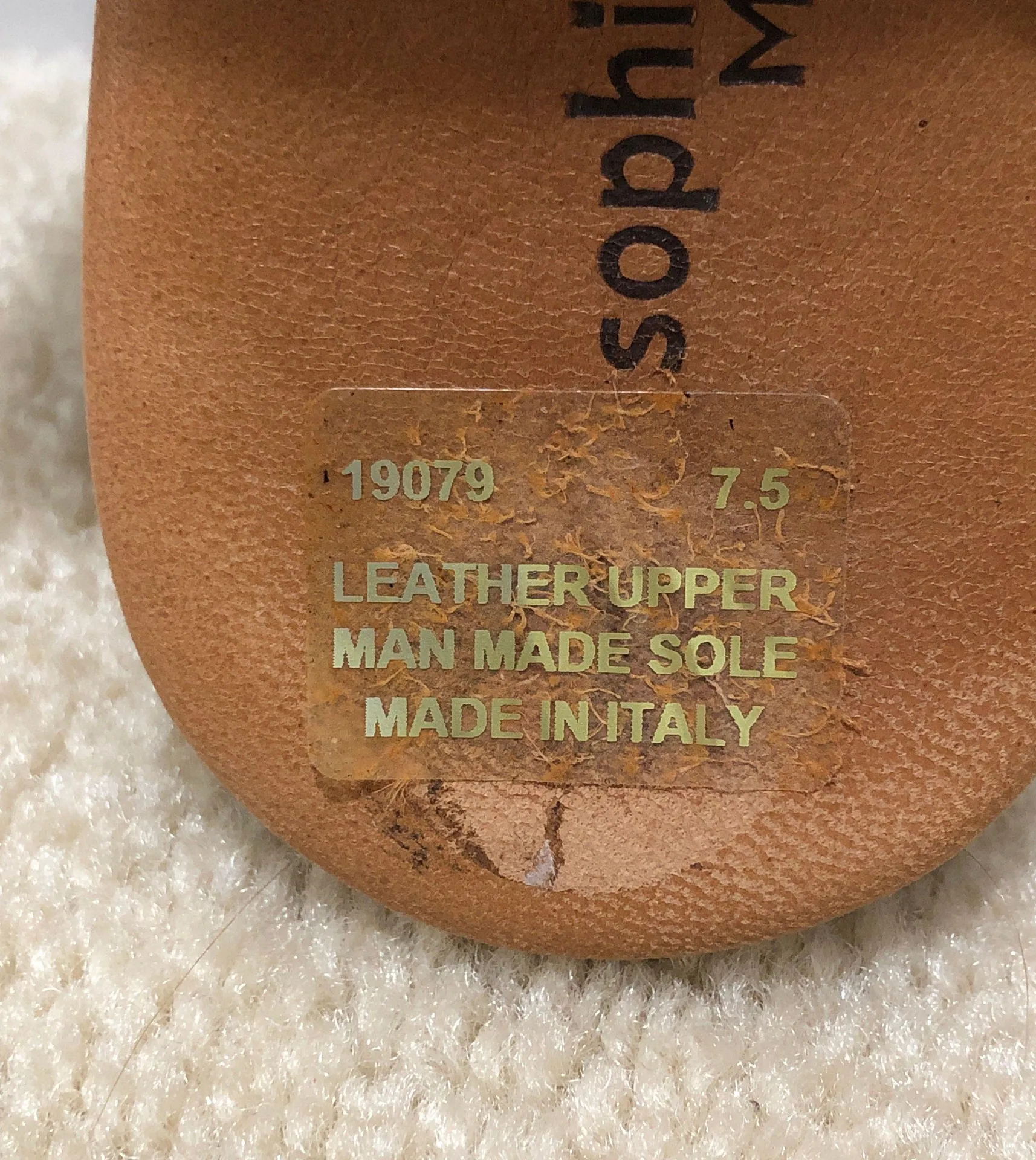 Tan Leather Sandals Size 7.5 - Image 3