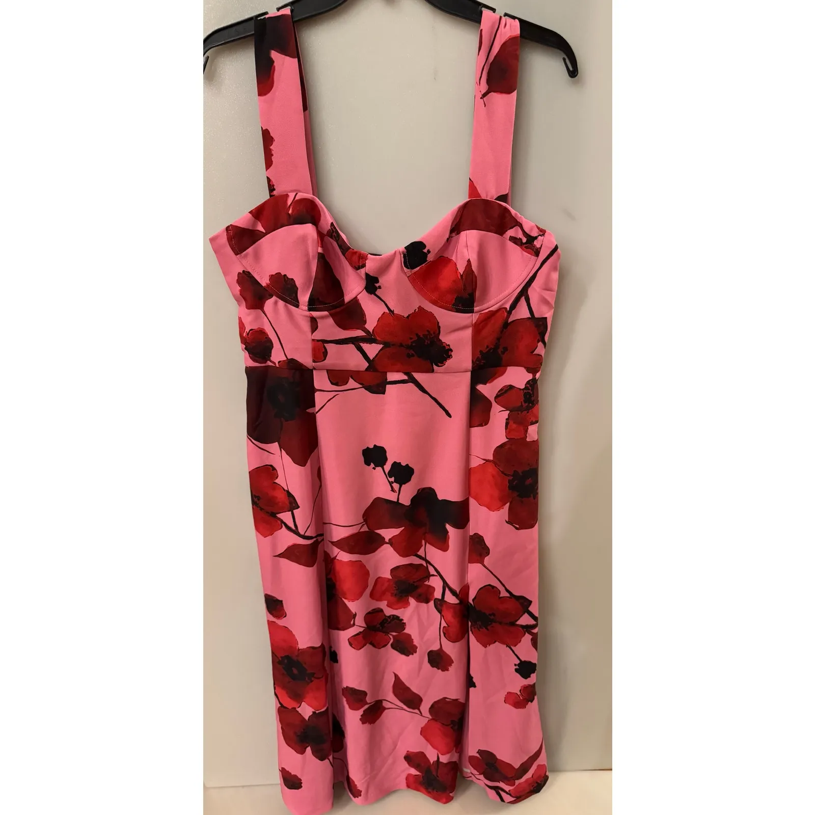 Hutch Bustier Midi Dress - Pink/Raspberry - Size 12 - Image 4