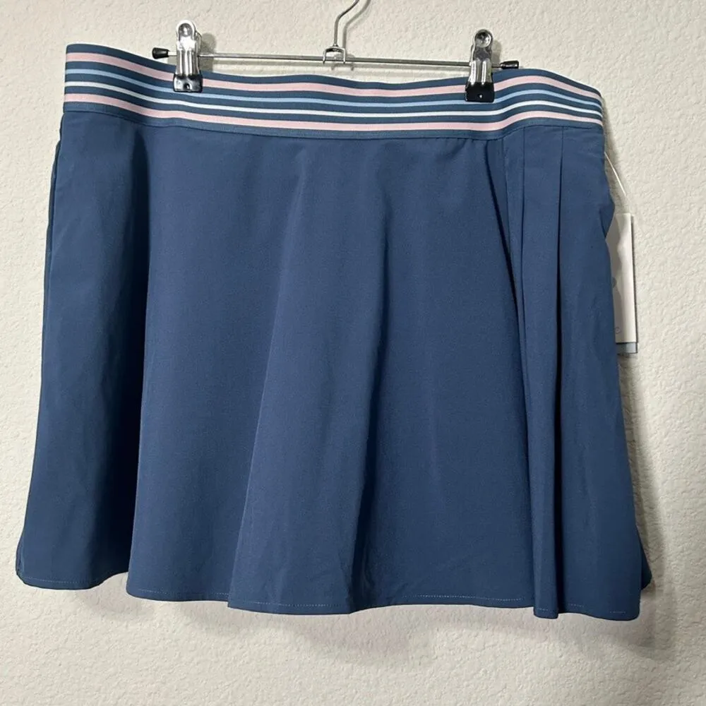 NEW Johnny Was Calme Endurance Pleated Tennis Skirt Blue $98 Size 2XL Curvy - Image 9