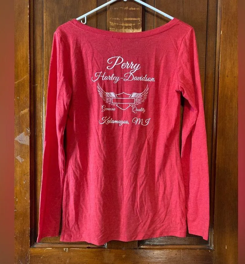 Harley-Davidson tee with rhinestone detail - Image 4