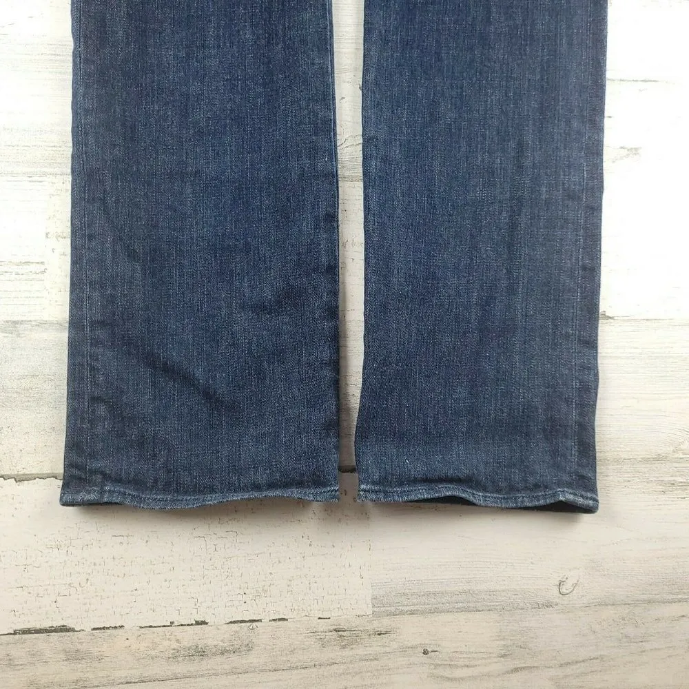 Rock Republic Stella Jeans Womens Dark Wash Low Rise Slim Straight Size 31 EUC - Image 4