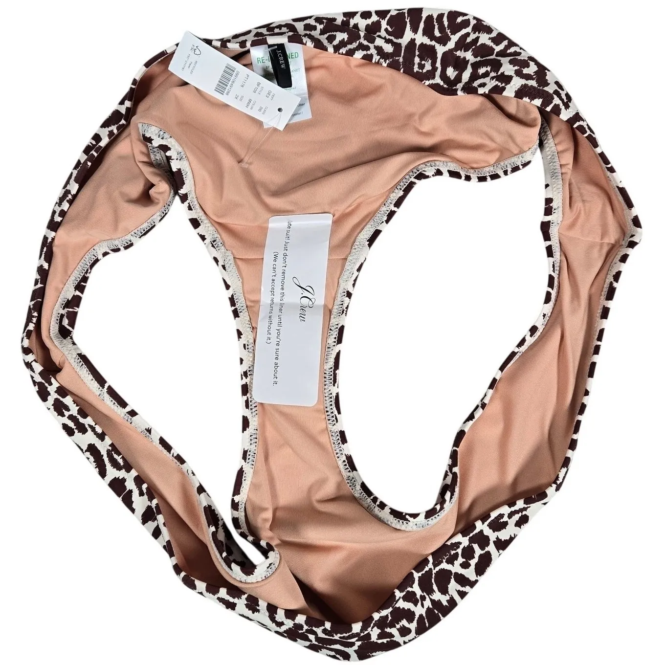 J. Crew Hipster full-coverage bikini bottom in leopard print 2X NWT‎ - Image 6